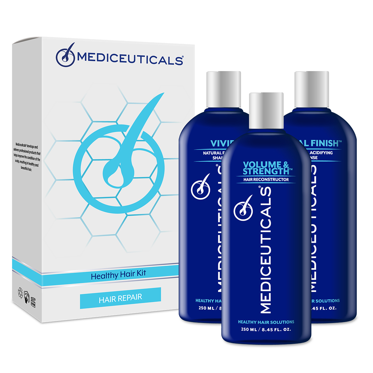 Mediceuticals Healthy Hair Kit Mediceuticals Healthy Hair Kit – complete set voor herstel en versterking van droog of beschadigd haar