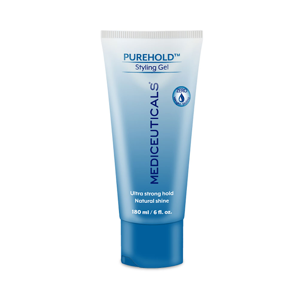 Purehold Styling Gel van Mediceuticals – extra stevige hold met volume en glans voor elk haartype