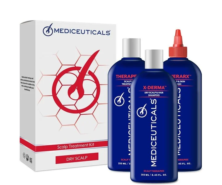 Mediceuticals Scalp Treatment Kit Dry Scalp – complete 3-staps set voor droge en gevoelige hoofdhuid