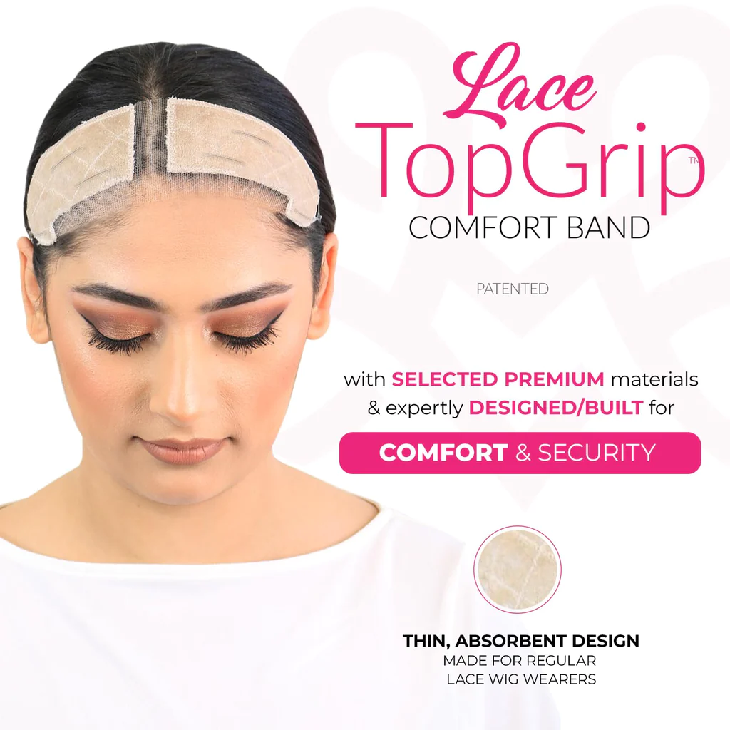 Voorbeeldfoto Milano Lace TopGrip Band Voorbeeldfoto van de Milano Lace TopGrip Band – comfortabele en veilige bevestiging zonder clips